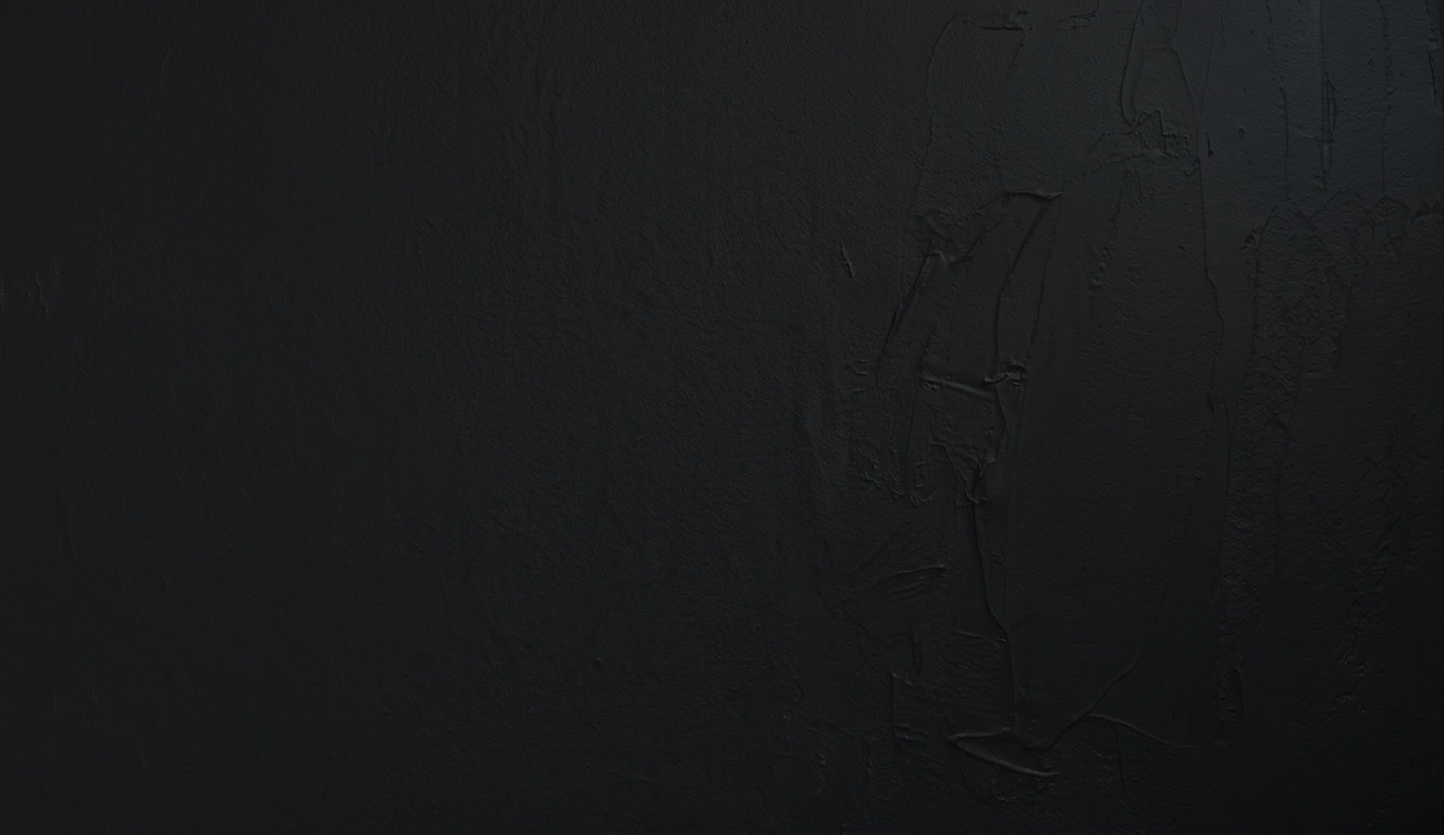 Charcoal paint smeared on a canvas